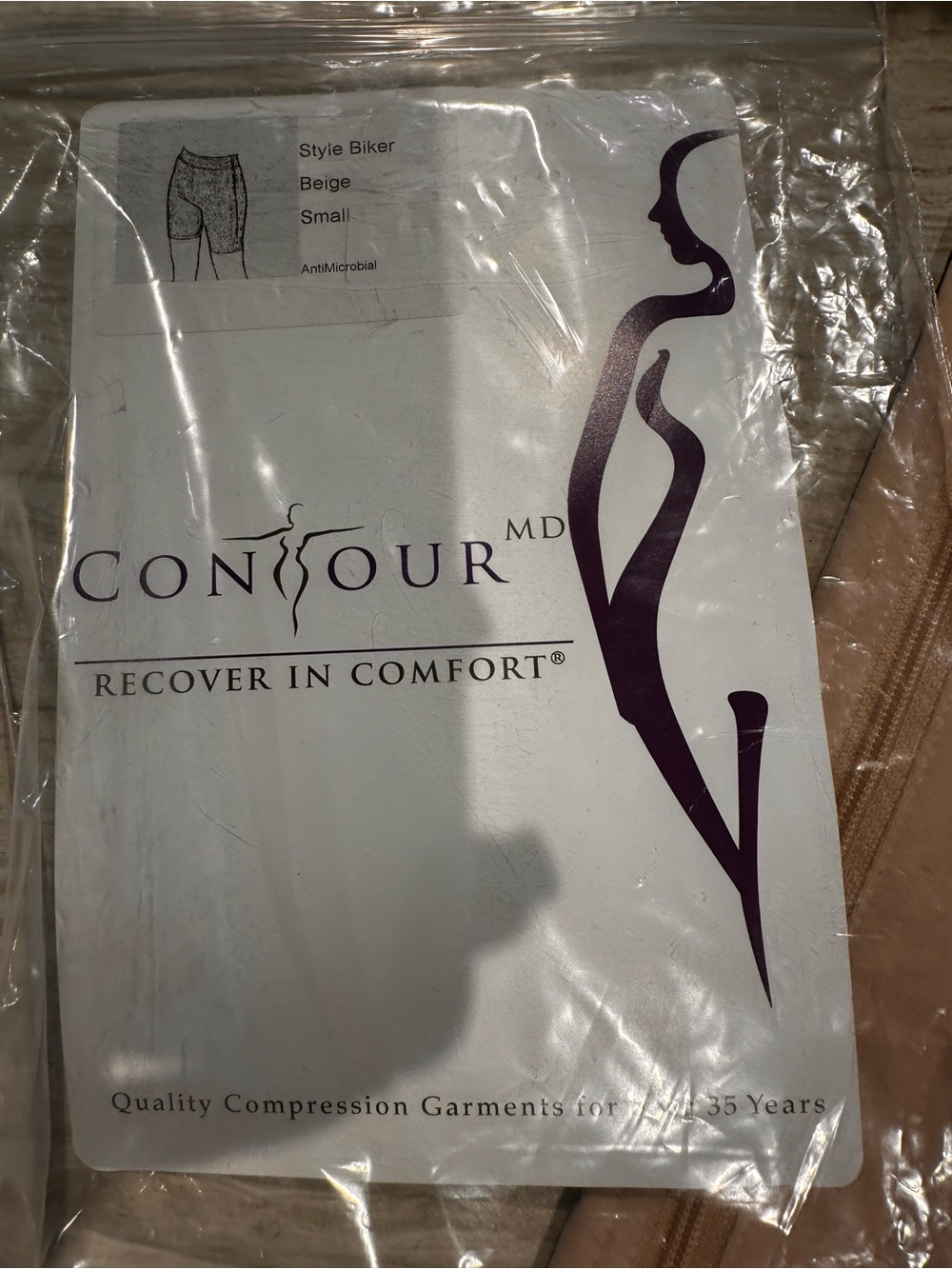 ContourMD Beige Biker Shorts - Compression
Size small
New